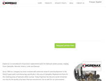 Tablet Screenshot of engrenax.com